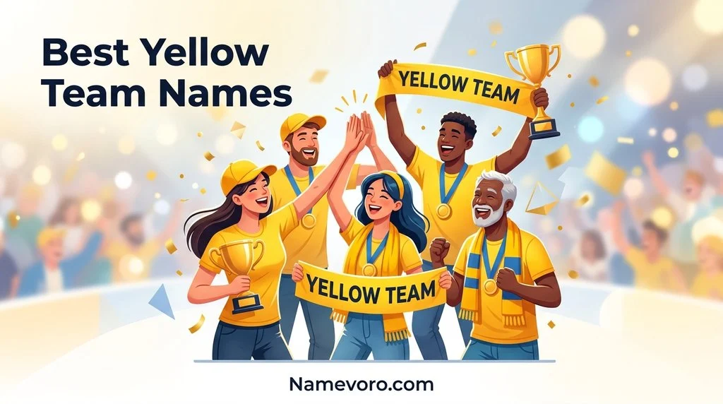 Best Yellow Team Names