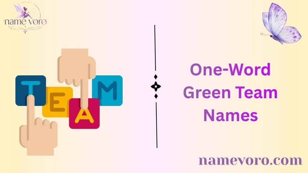One-Word Green Team Names