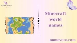 Minecraft world names