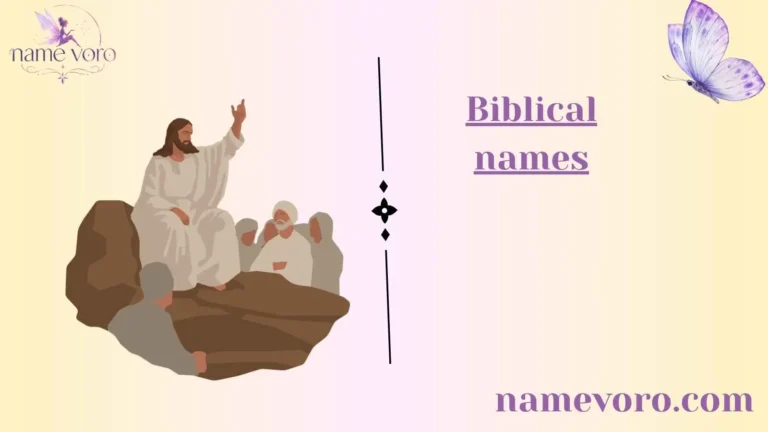 Biblical names