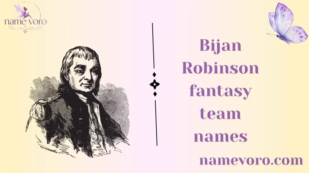 Bijan Robinson fantasy team names
