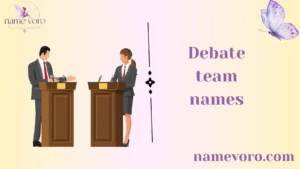 Debate team names
