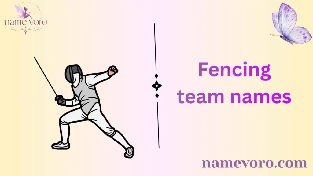 Fencing team names