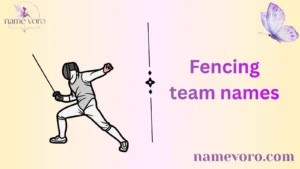 Fencing team names