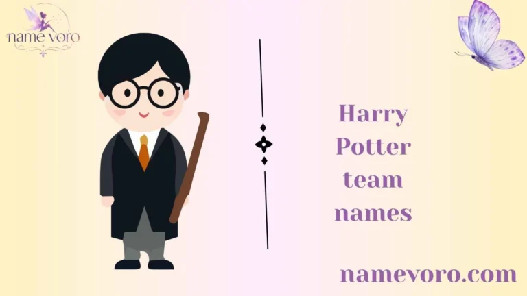 Harry Potter team names