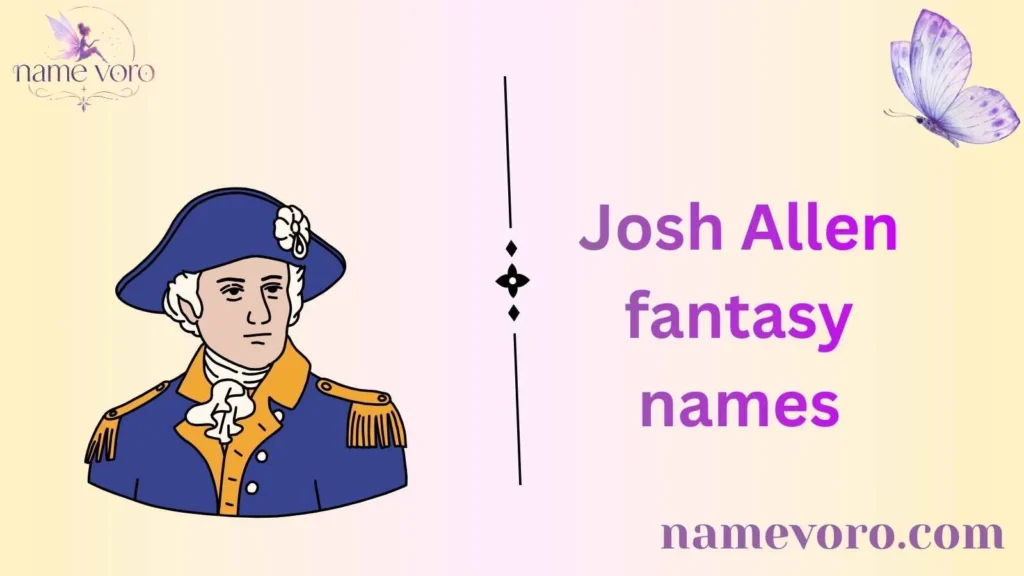 Josh Allen fantasy names