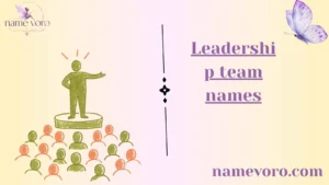Leadership team names