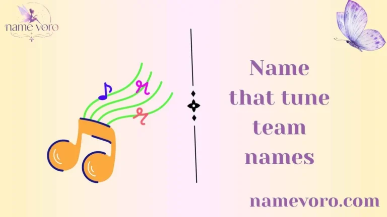 Name that tune team names