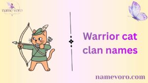 Warrior cat clan names