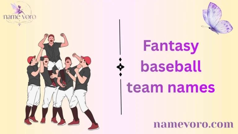 Fantasy baseball team names