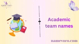 Academic team names