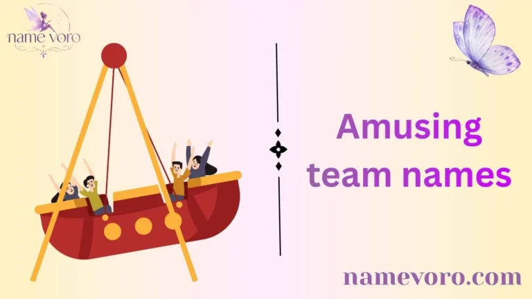 Amusing team names