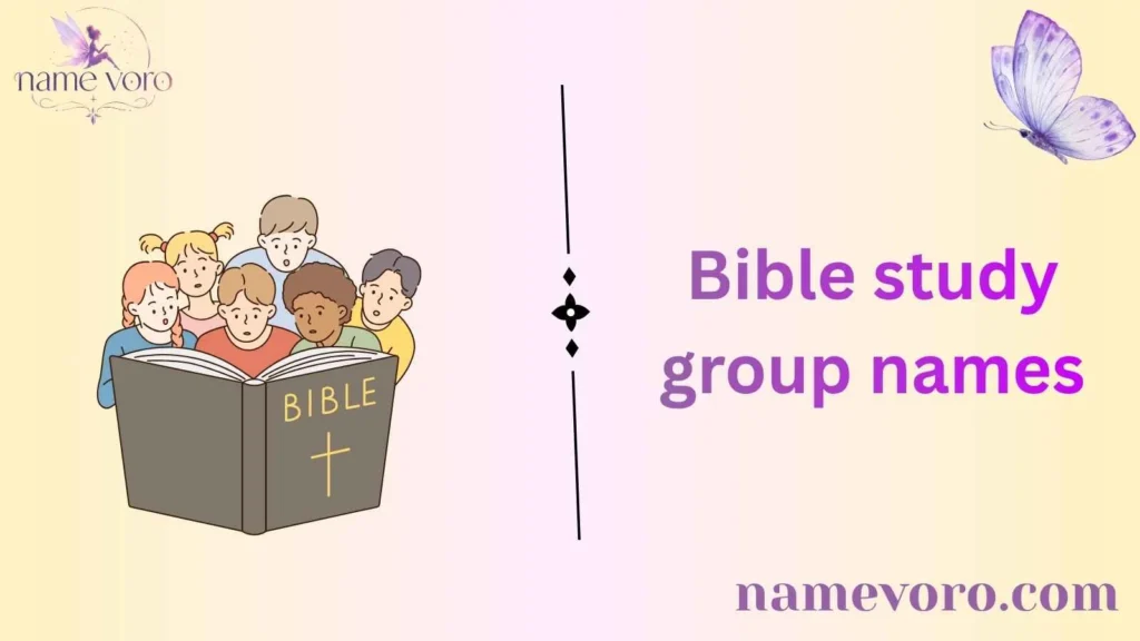 Bible study group names