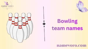 Bowling team names