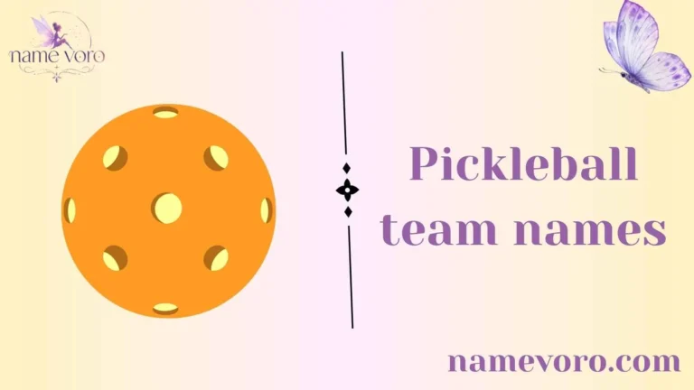 Pickleball team names