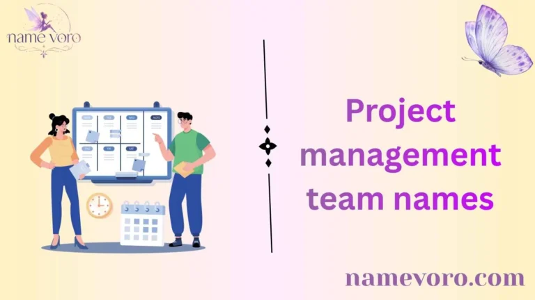 Project management team names
