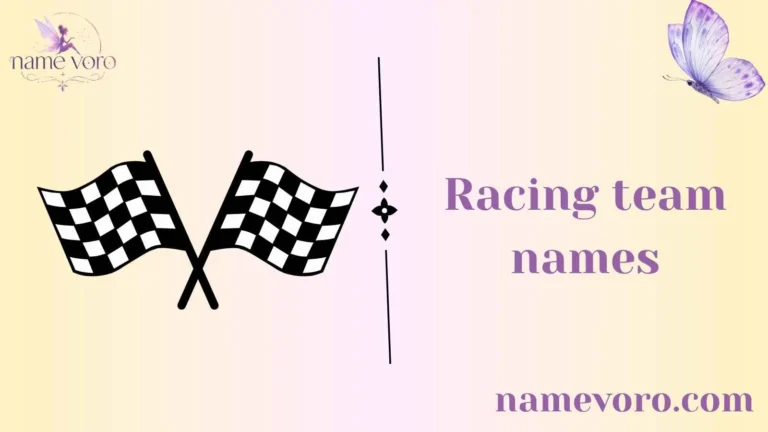 Racing team names