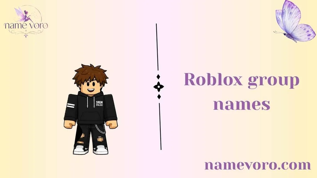 Roblox group names