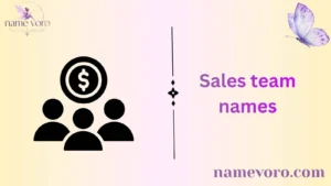 Sales team names