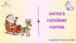 santa's reindeer names