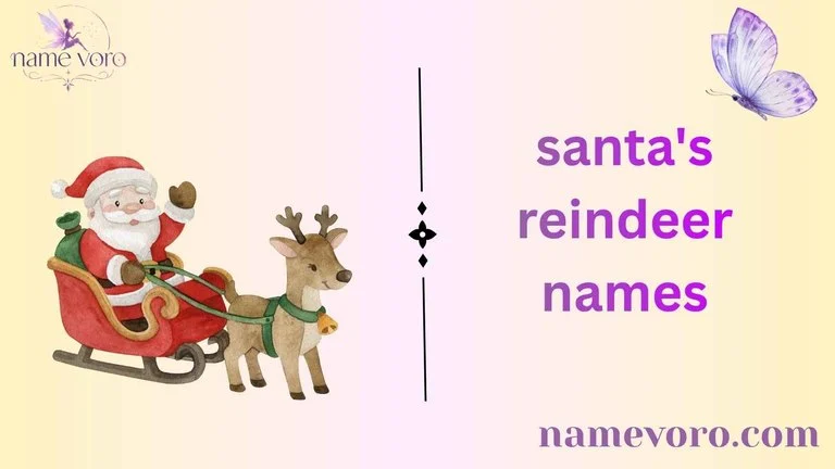 santa's reindeer names