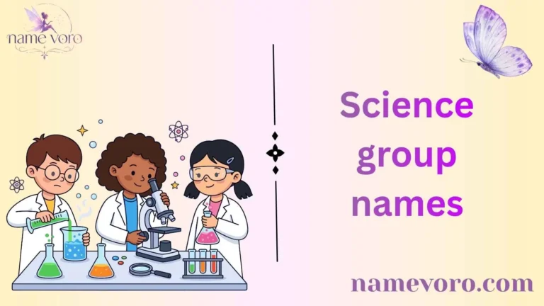 Science group names