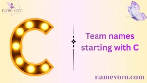 Team names starting with C