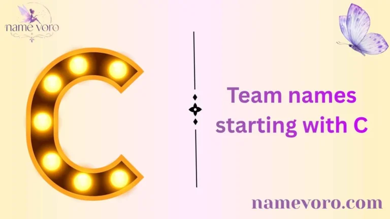 Team names starting with C
