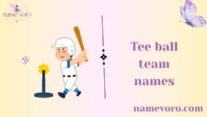 Tee ball team names