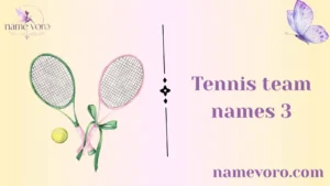 Tennis team names 3