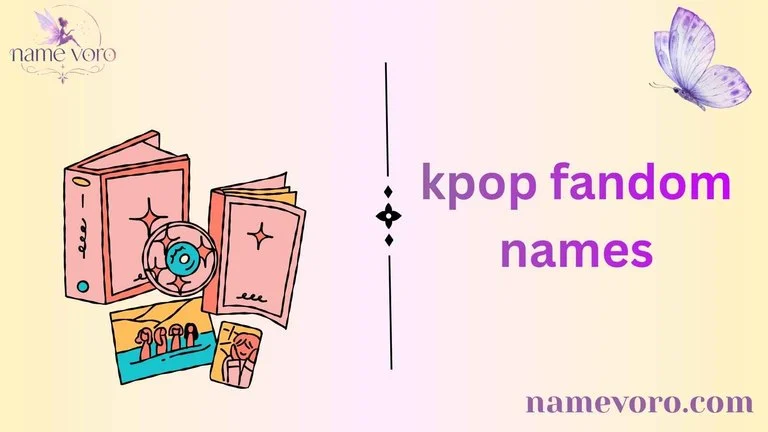 kpop fandom names
