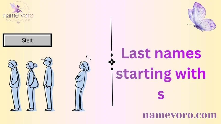 Last names starting with s