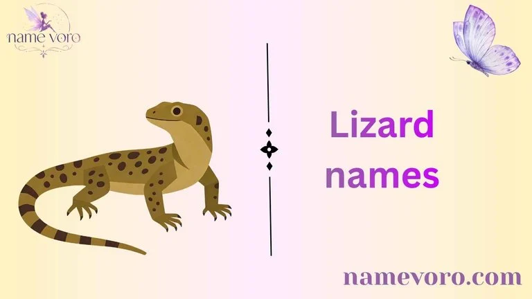 Lizard names