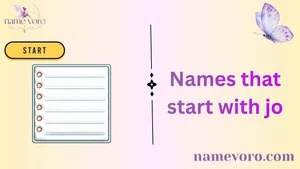 Names that start with jo