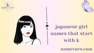 japanese girl names that start with k