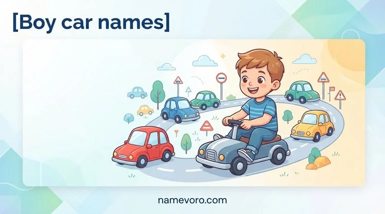 Boy car names