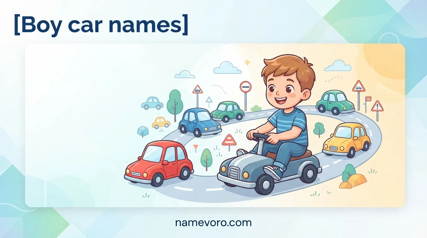 Boy car names