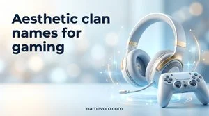 Aesthetic clan names for gaming