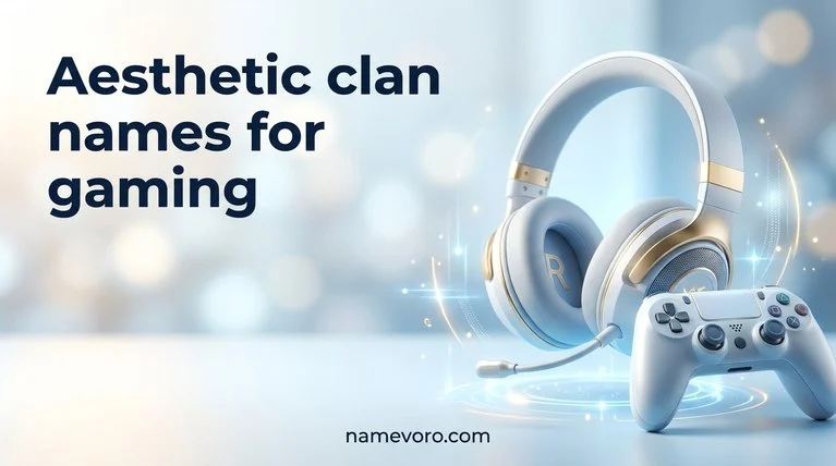 Aesthetic clan names for gaming