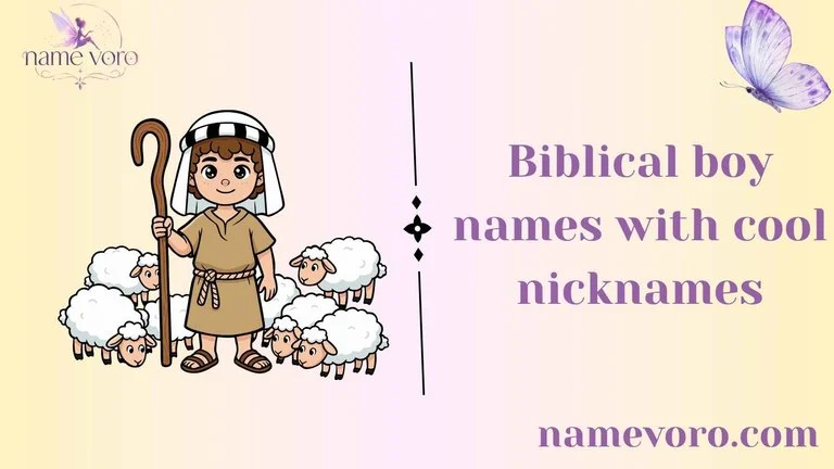 Biblical boy names with cool nicknames