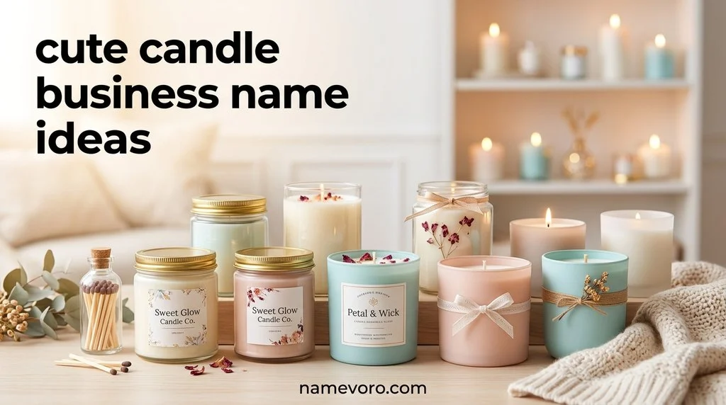 cute candle business name ideas