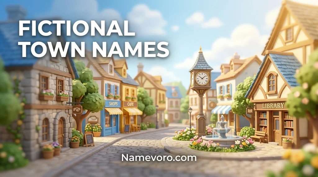 fictional town names