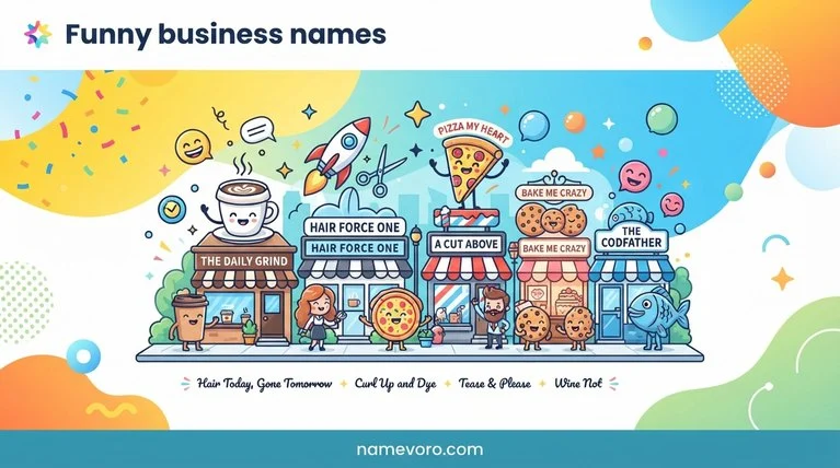 Funny business names