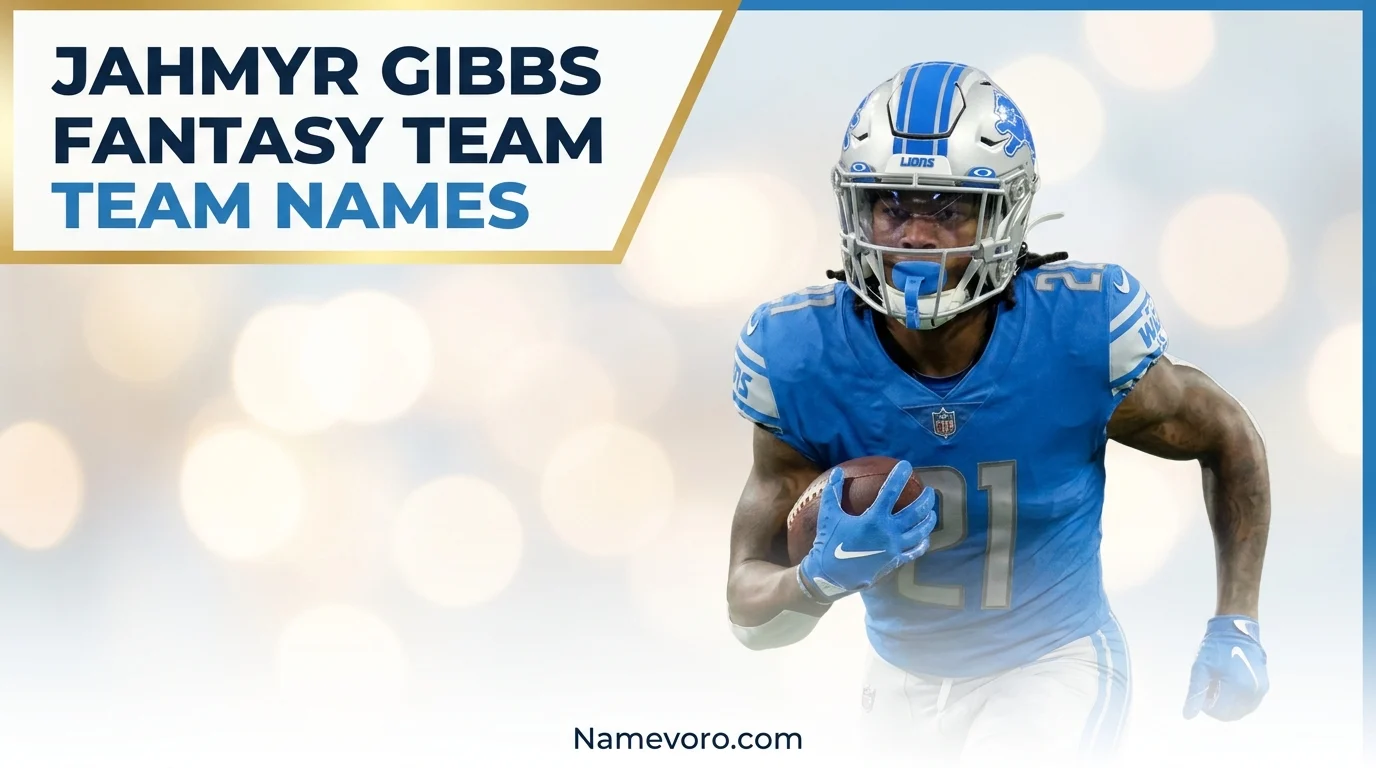 Jahmyr gibbs fantasy team names
