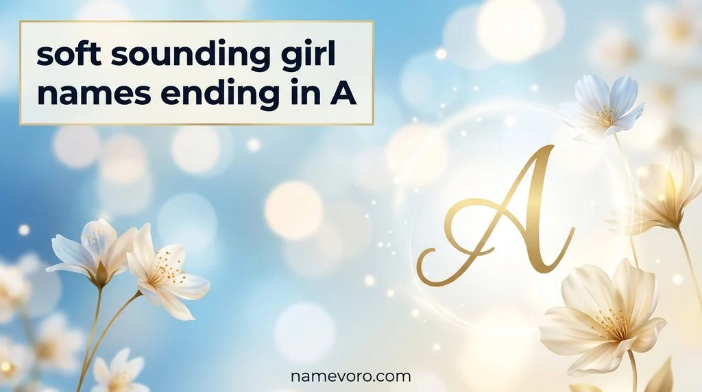 soft sounding girl names ending in A