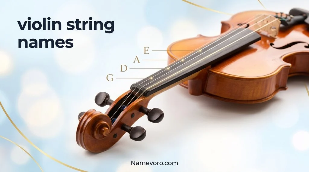 violin string names