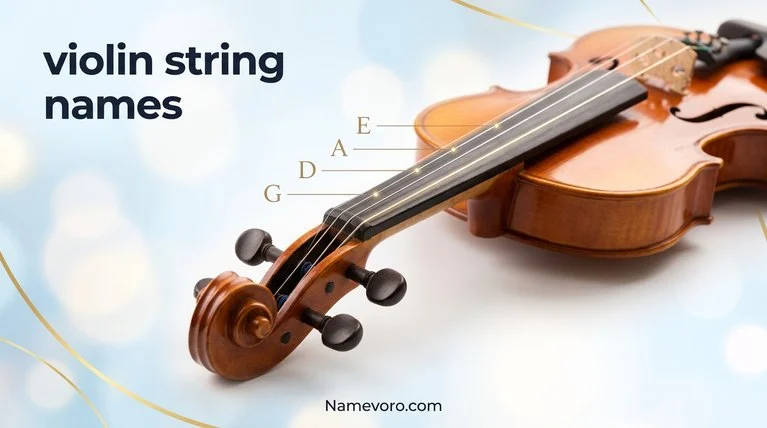 violin string names
