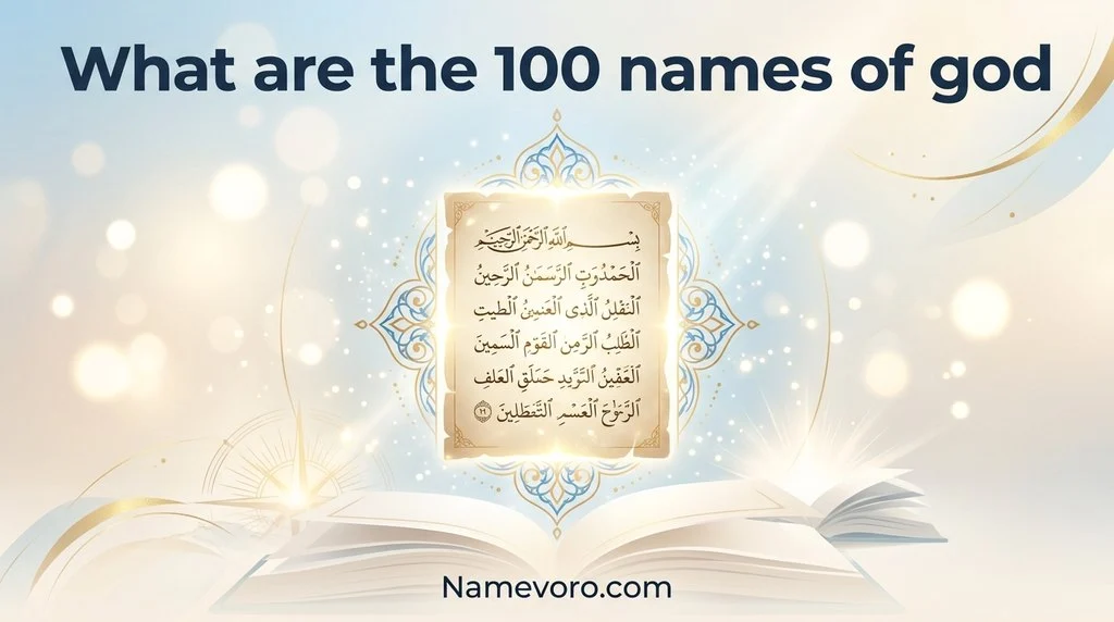 what are the 100 names of god