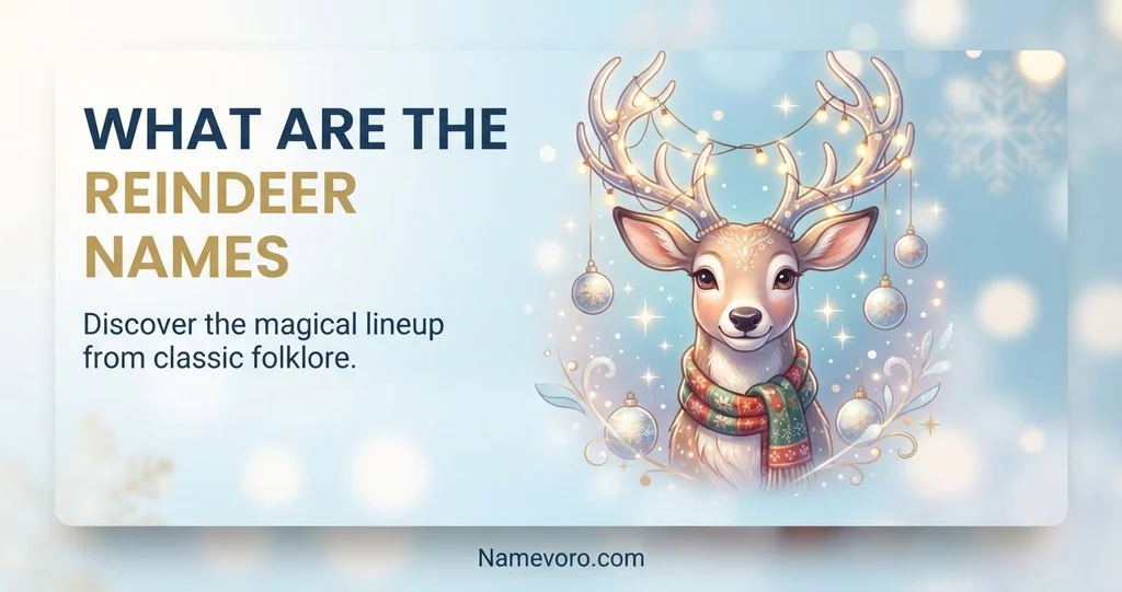 What are the reindeer names