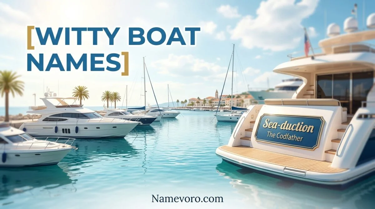 witty boat names